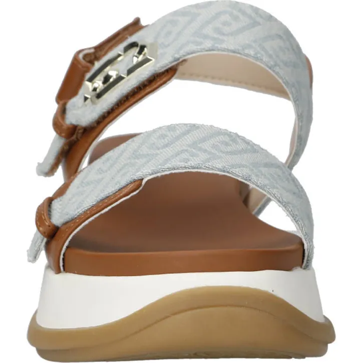 Liu Jo FIiona 02 sandalen cognac/blauw, foto 6