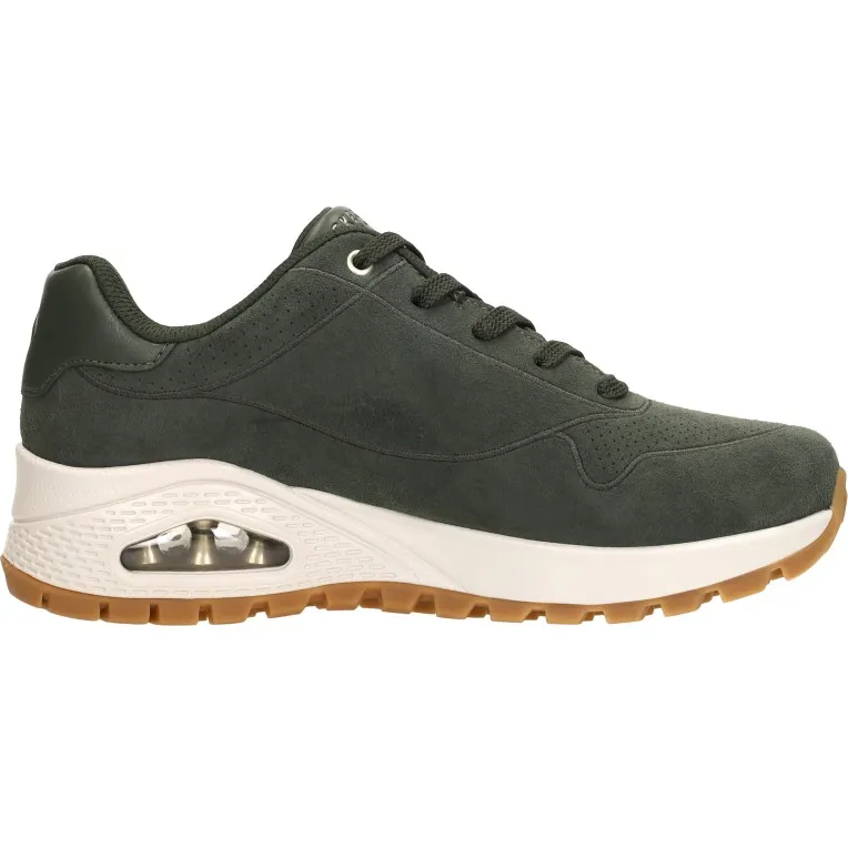 Skechers Uno Rugged veterschoen groen