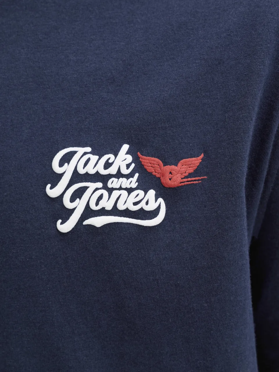 Jack & Jones t-shirt met backprint donkerblauw, foto 7