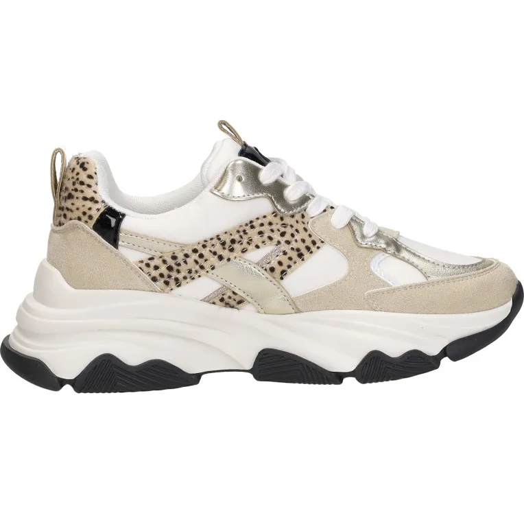 Sub55 lage sneakers beige