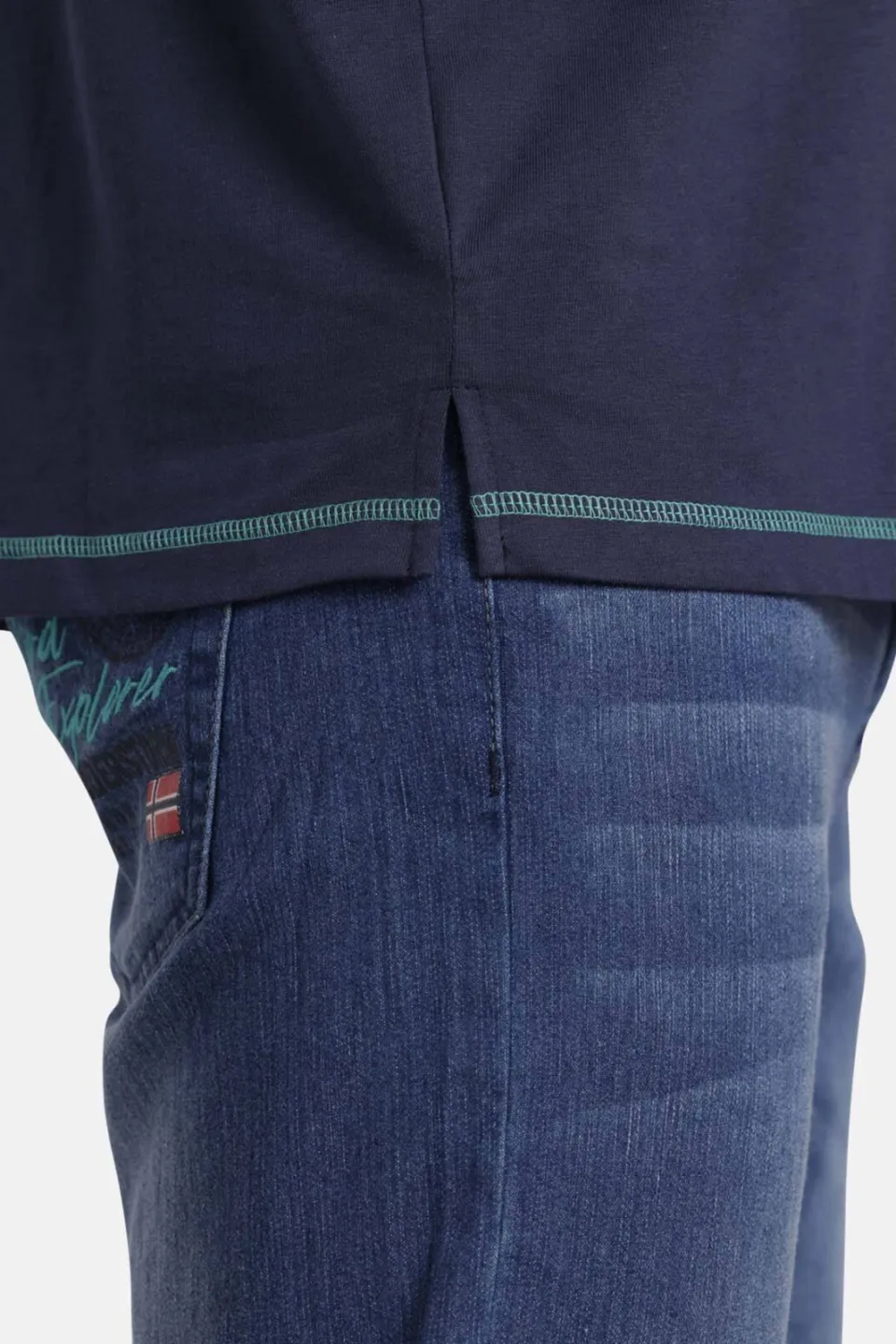 Jan Vanderstorm NORDGER t-shirt donkerblauw, foto 4