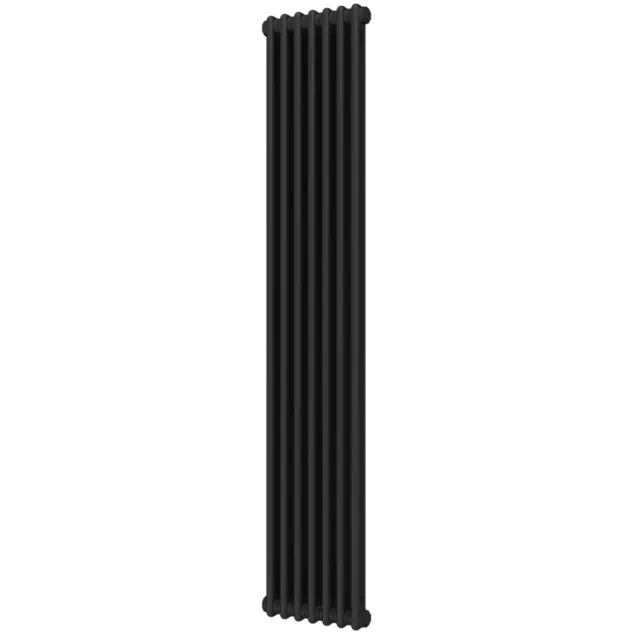 Plieger Designradiator Plieger Florence 903 Watt Zijaansluiting 180x32,2 cm Mat Zwart Wit