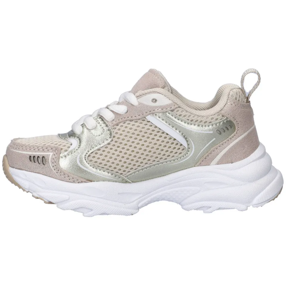 Nelson Kids chunky sneakers beige/goud, foto 2