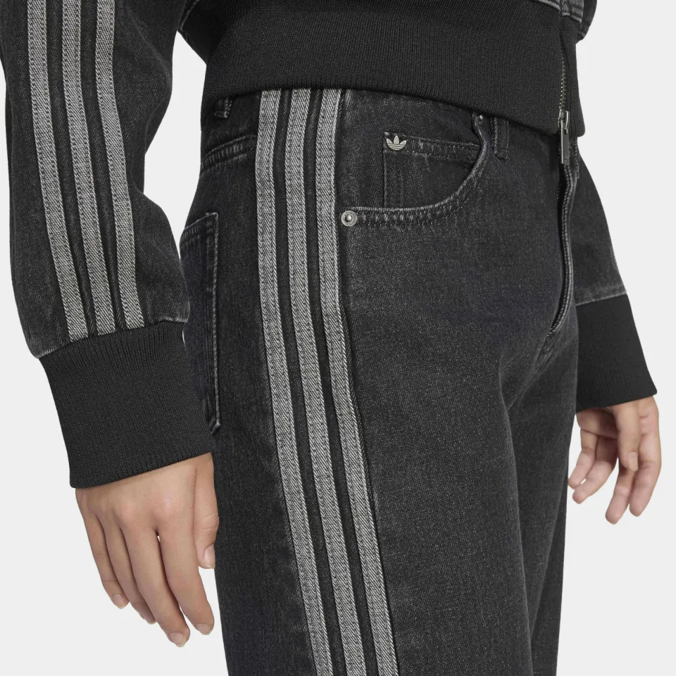 Adidas Originals Firebird straight leg jeans - zwart, foto 5