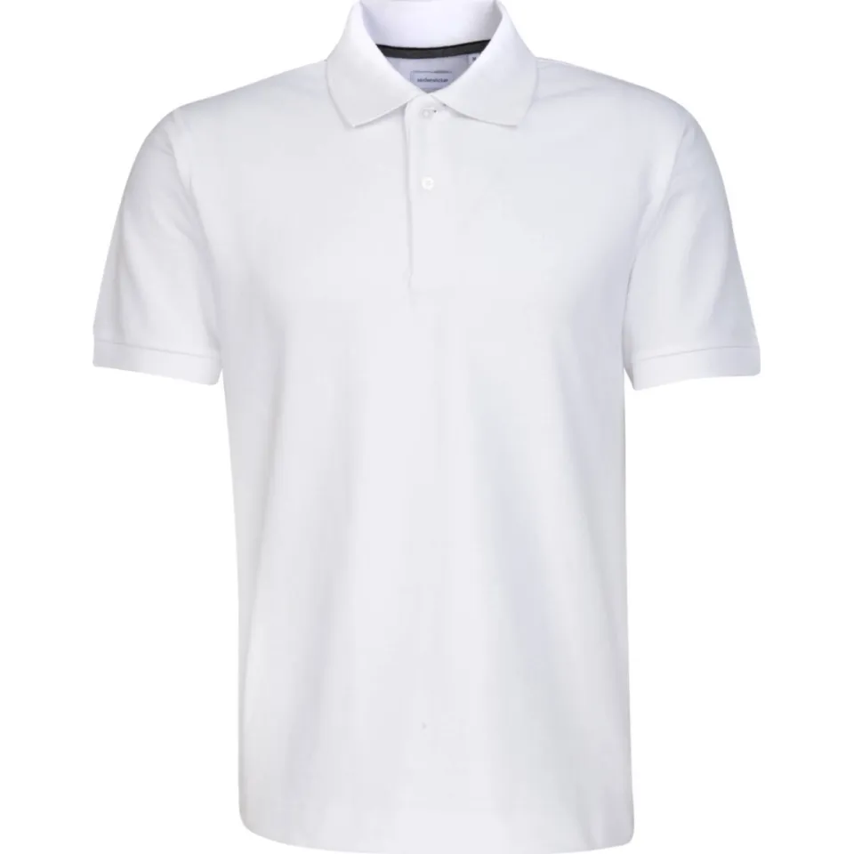 Seidensticker regular fit polo wit, foto 2