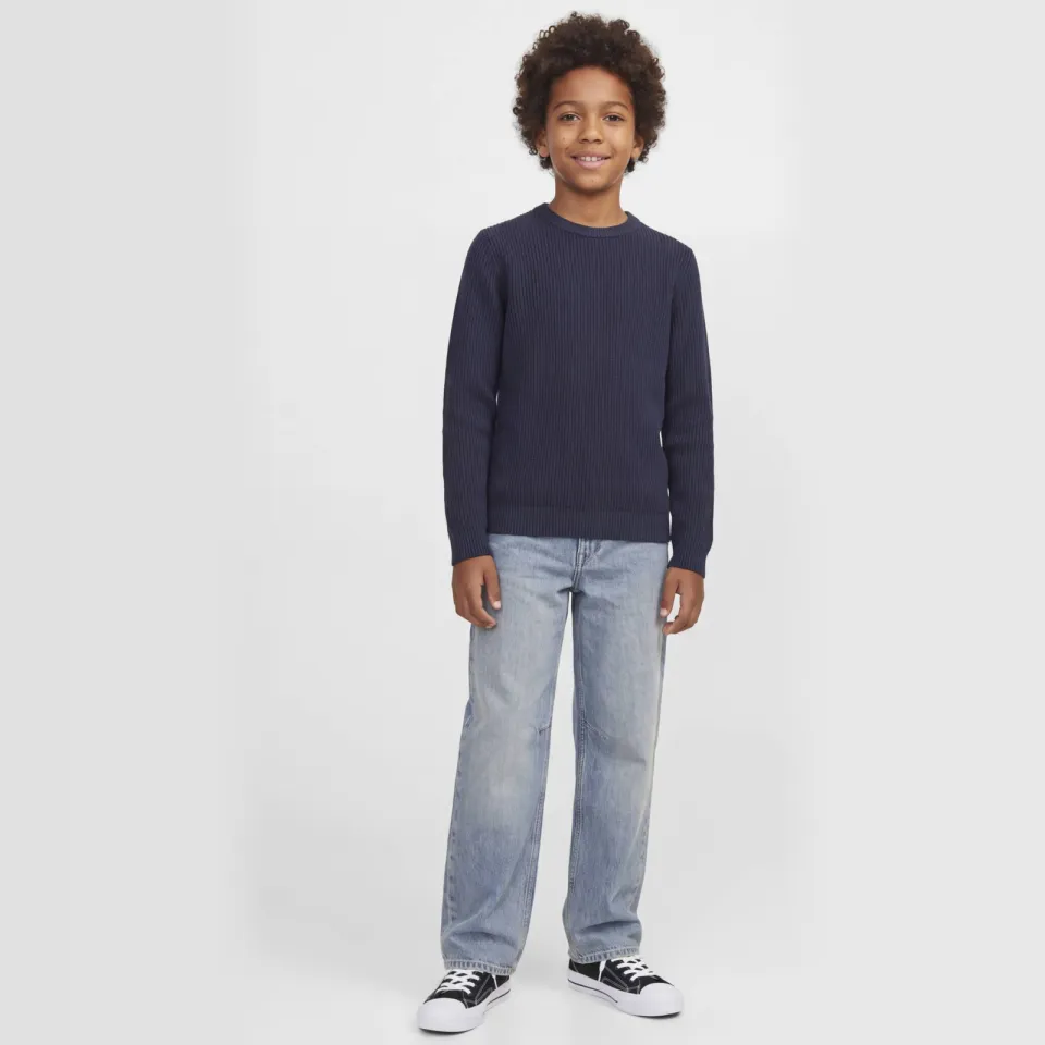 Jack & Jones JUNIOR gebreide trui - donkerblauw, foto 3