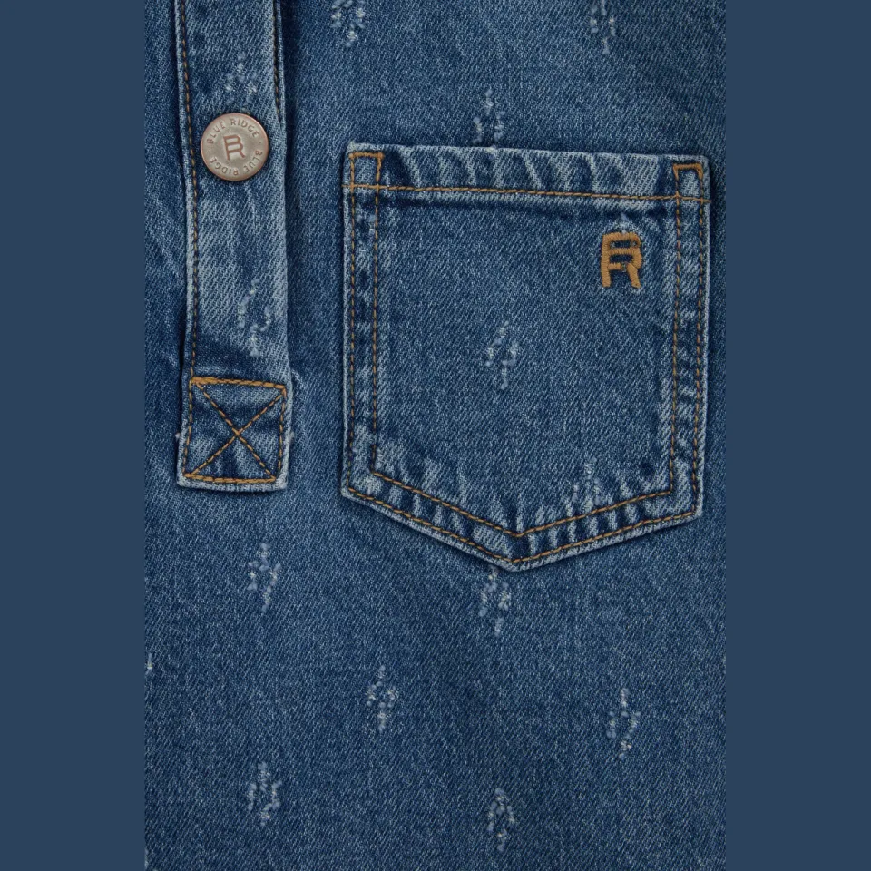 WE Fashion Blue Ridge spijkerjurk blauw, foto 7