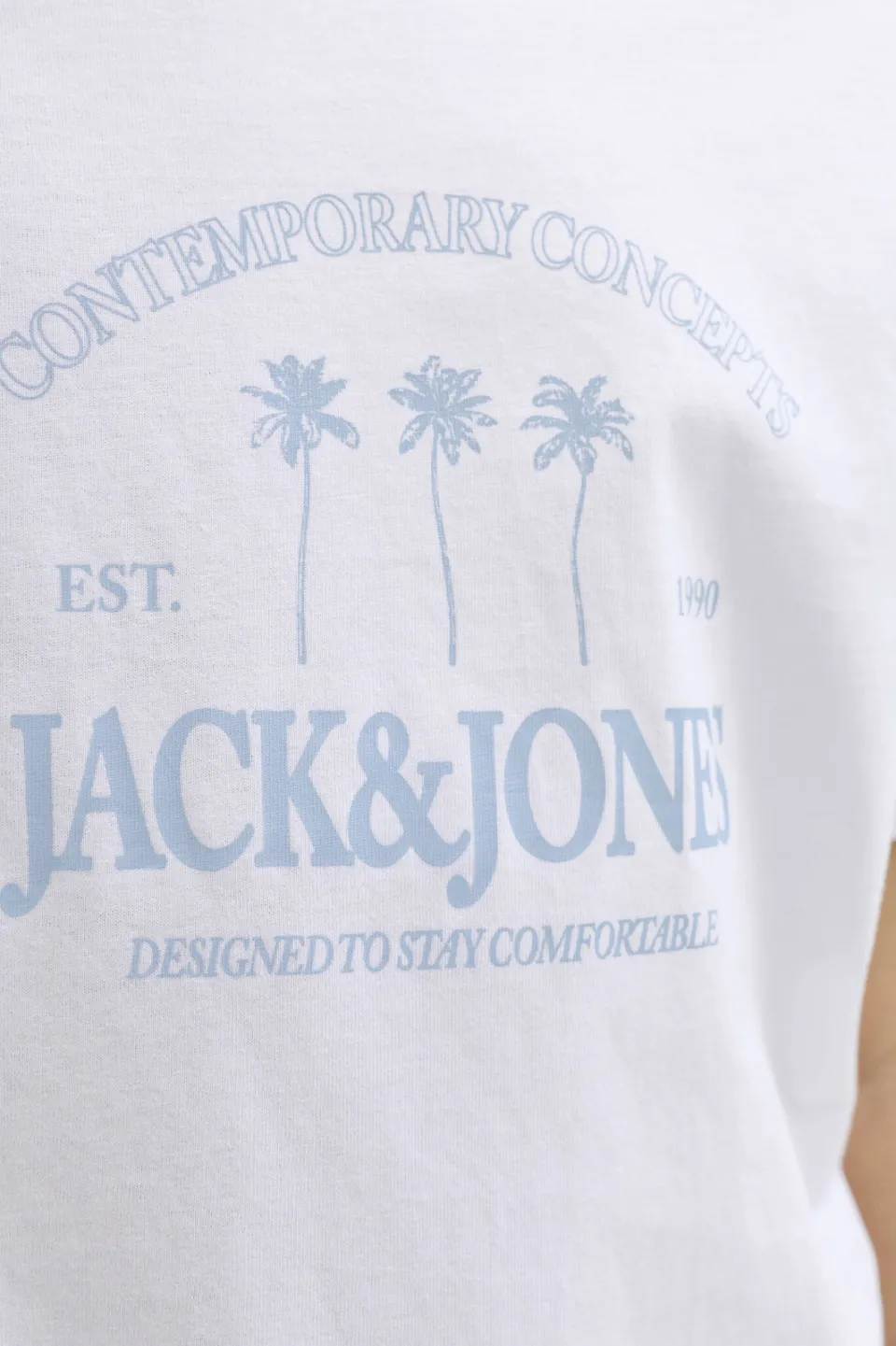 Jack & Jones t-shirt wit met logo, foto 6