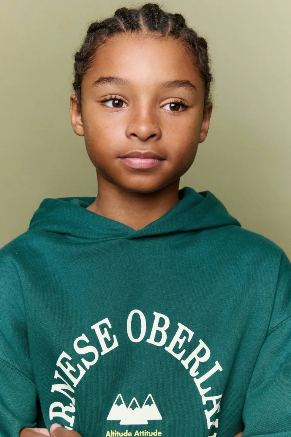 Mango Kids sweater met tekst - groen, foto 6