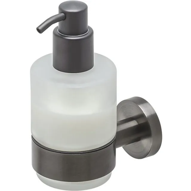 Geesa Zeepdispenser Geesa Nemox 200 ml Hangend Geborsteld Zwart