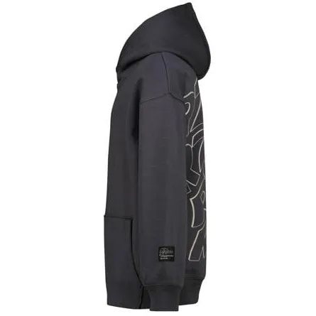 Raizzed hoodie grijs Sweater Jongens Katoen Capuchon Backprint, foto 3