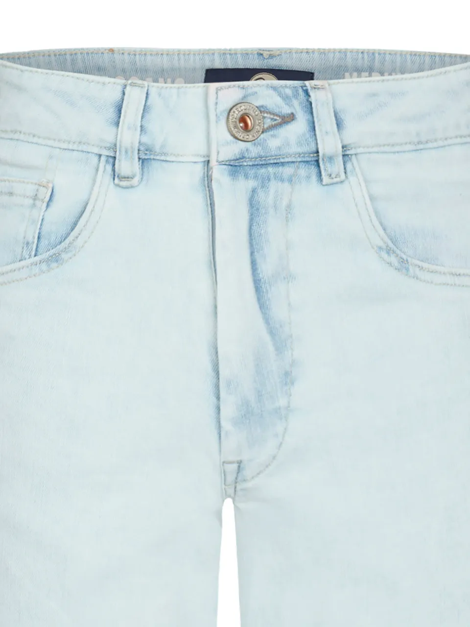 Petrol Industries regular waist denim short lichtblauw, foto 4