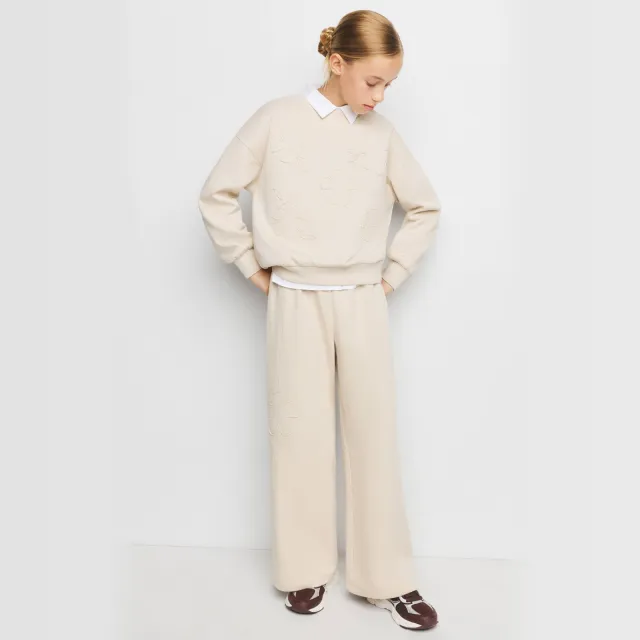 Mango Kids sweater Ecru