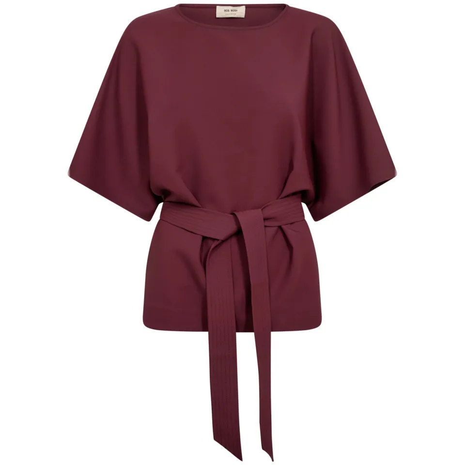 Mos Mosh Mmrikala Miley blouse bordeaux, foto 2