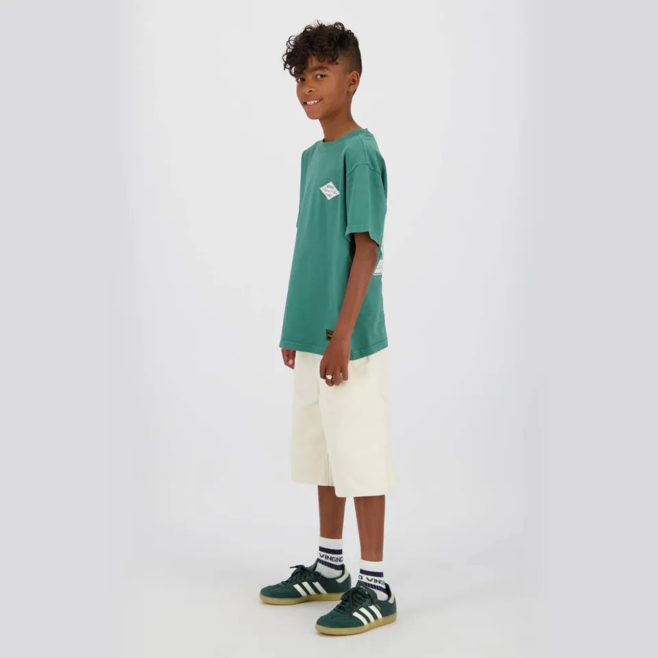 Vingino T-shirt met backprint groen, foto 5