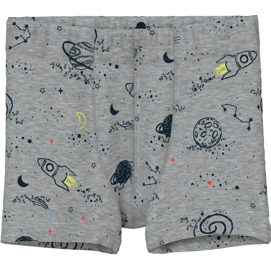 NAME IT boxershort grijs/lichtblauw/donkerblauw, foto 2