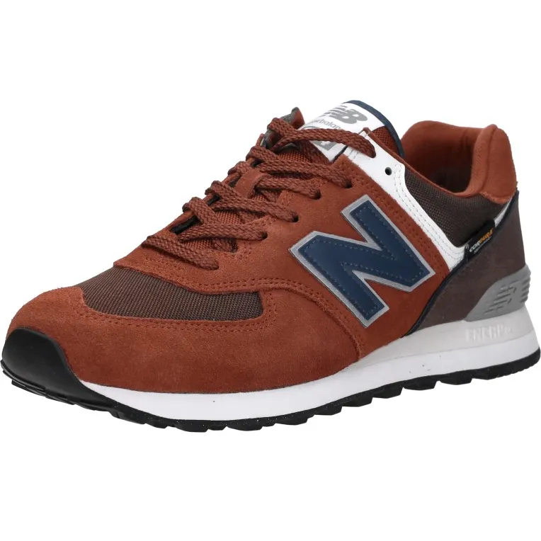 New Balance 574 lage sneaker bruin, foto 4