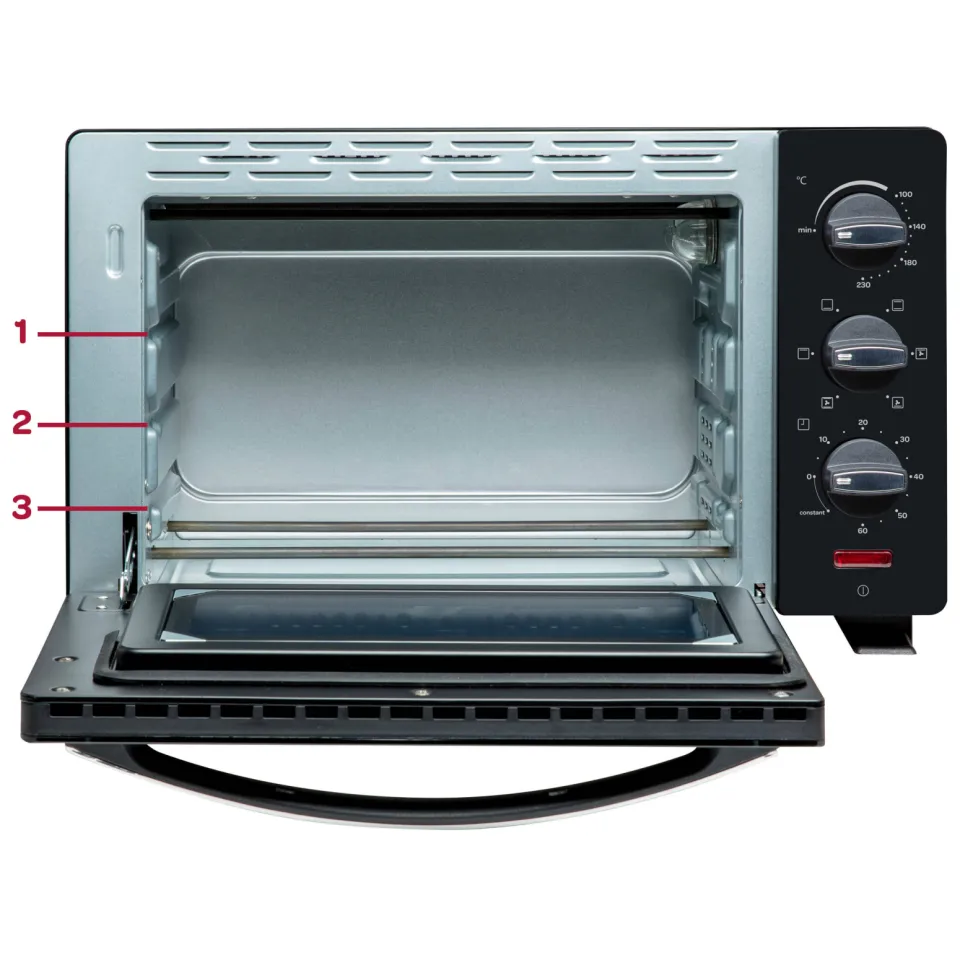 Inventum OV207B minioven zwart, foto 6