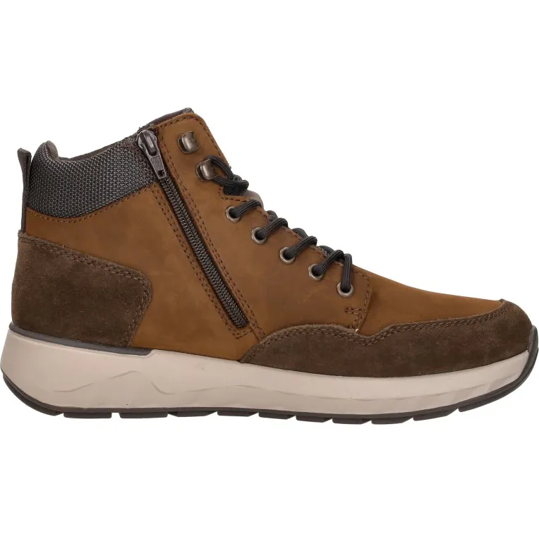 Rieker veterschoenen hoog cognac