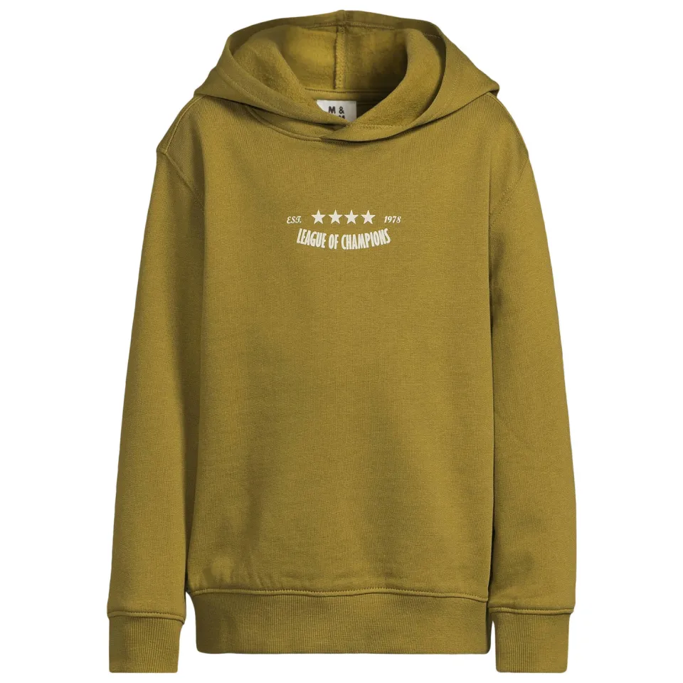 Me & My Monkey hoodie met backprint - olijfgroen, foto 2