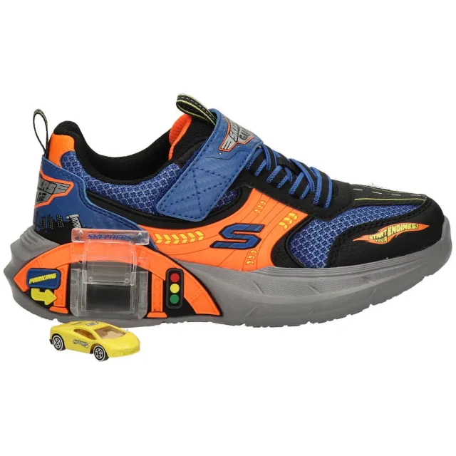 Skechers Garage sneakers met auto Blauw multi