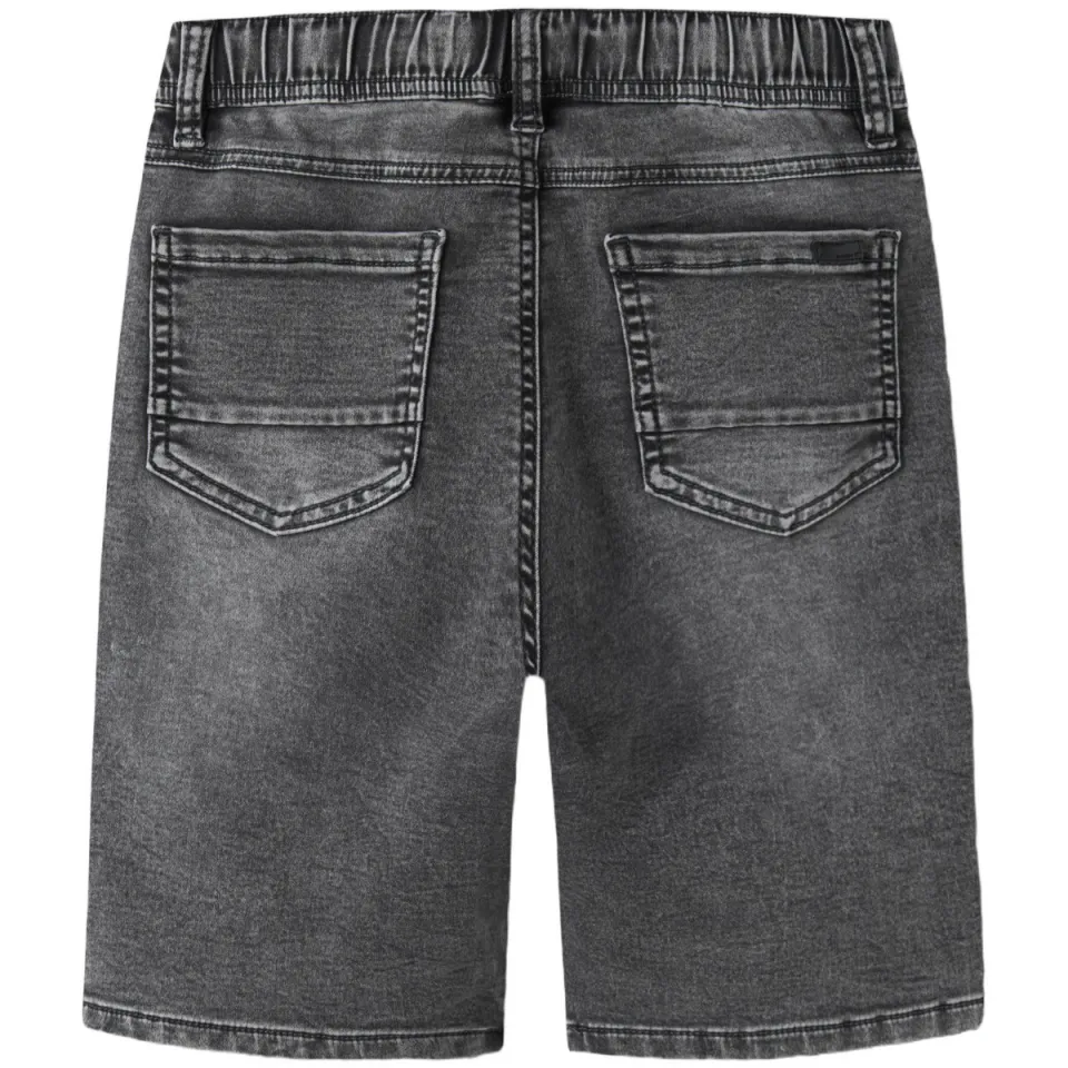 NAME IT regular denim jeansshort grijs, foto 3