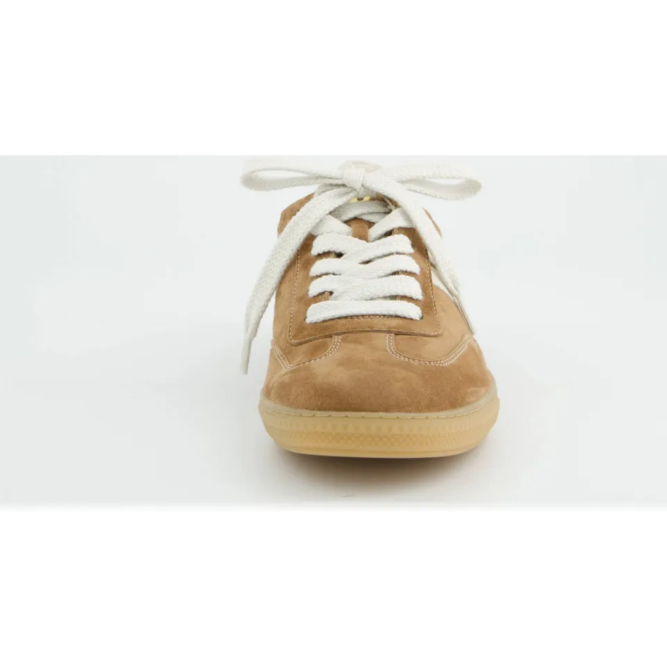 Paul Green suède sneakers cognac/ecru, foto 2