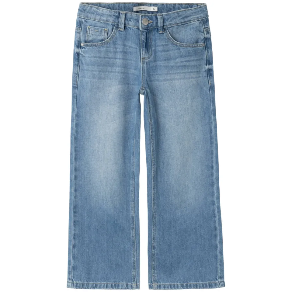 NAME IT NKFROSE wide jeans medium blue denim, foto 2