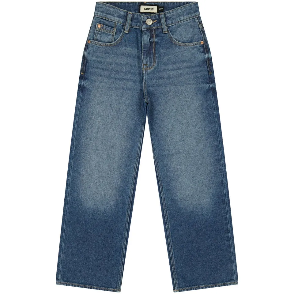 Raizzed Hanoi baggy loose fit jeans - mediumblauw, foto 2