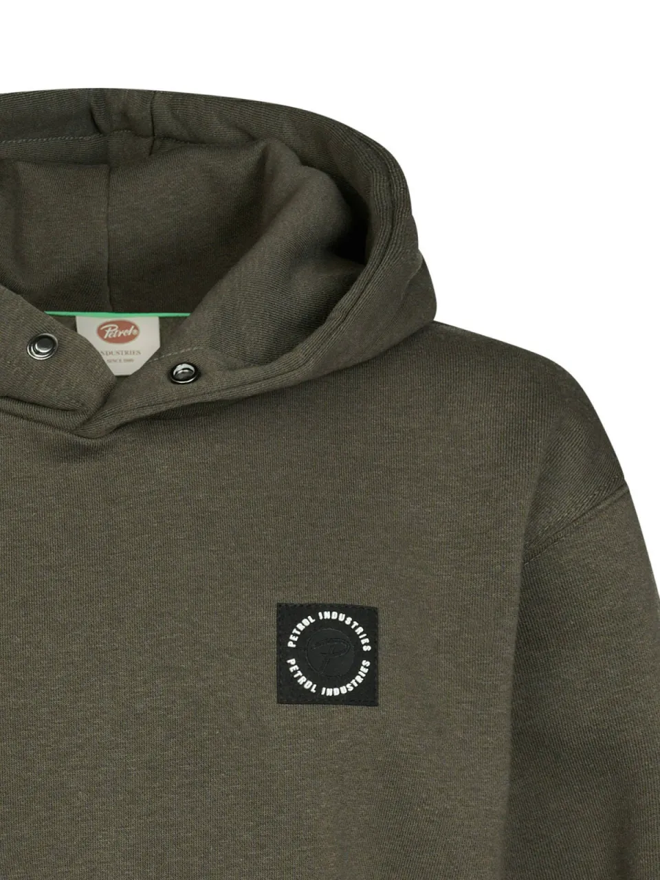 Petrol Industries hoodie met logo - kaki, foto 7