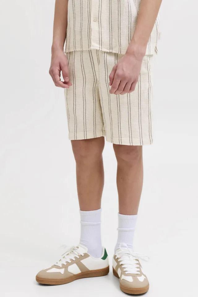 Jack & Jones Junior gestreepte casual short ecru, foto 4