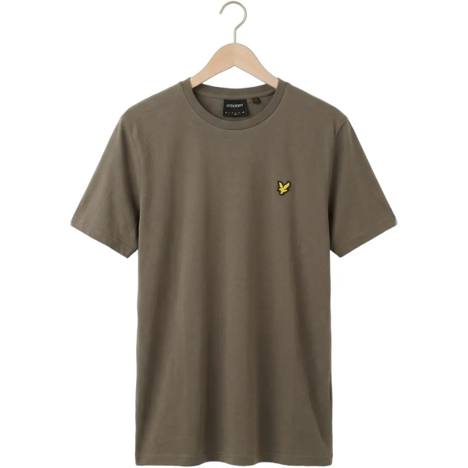Lyle & Scott Heren Polo's & T-shirts Plain T-shirt - Khaki, foto 2
