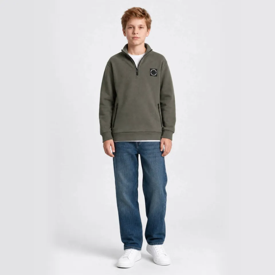 Petrol Industries sweater met print - groen, foto 4