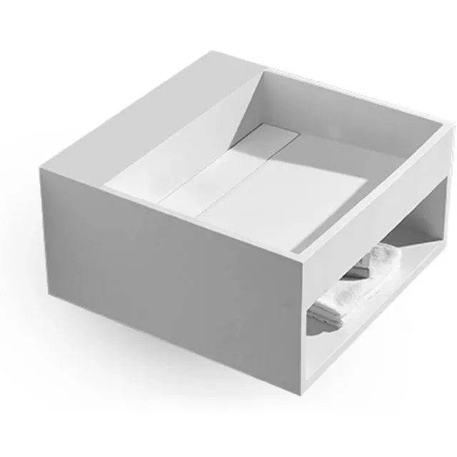 EH Design Tollegno Cube wastafel mat wit