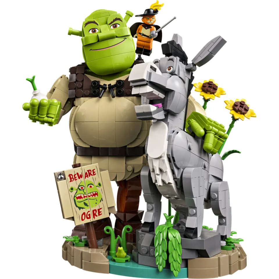 Lego Shrek: Shrek, Ezel en de Gelaarsde Kat Film Set 72423