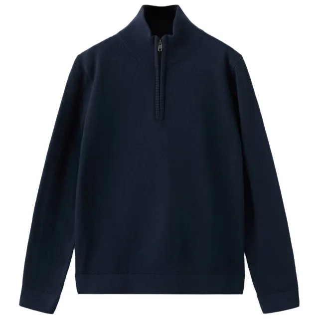 Mango Kids katoenen schipperstrui - marineblauw