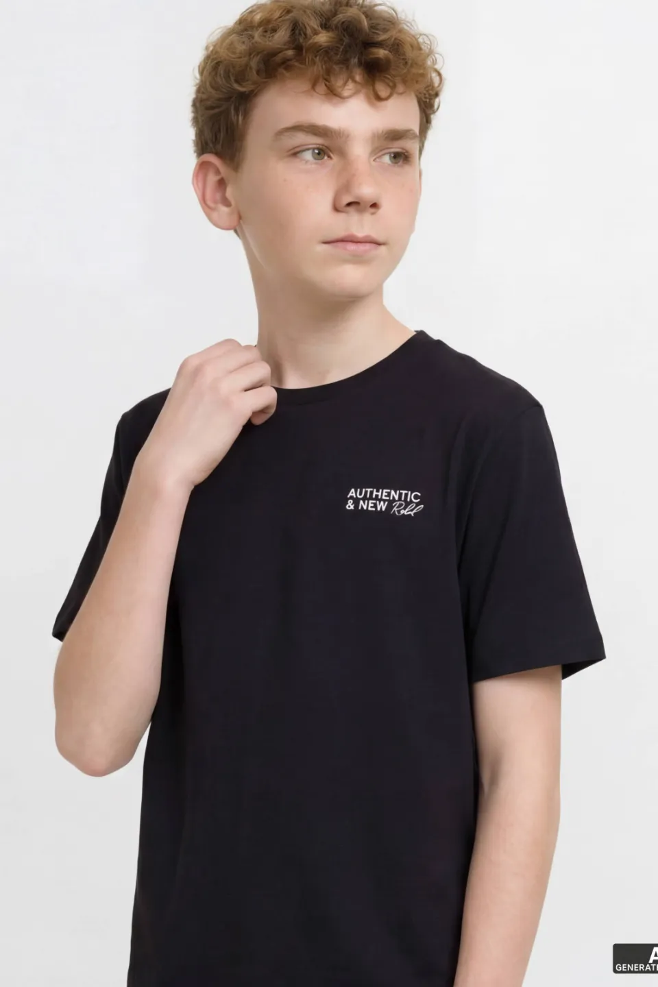 JJ Rebel JUNIOR T-shirt met backprint zwart, foto 8