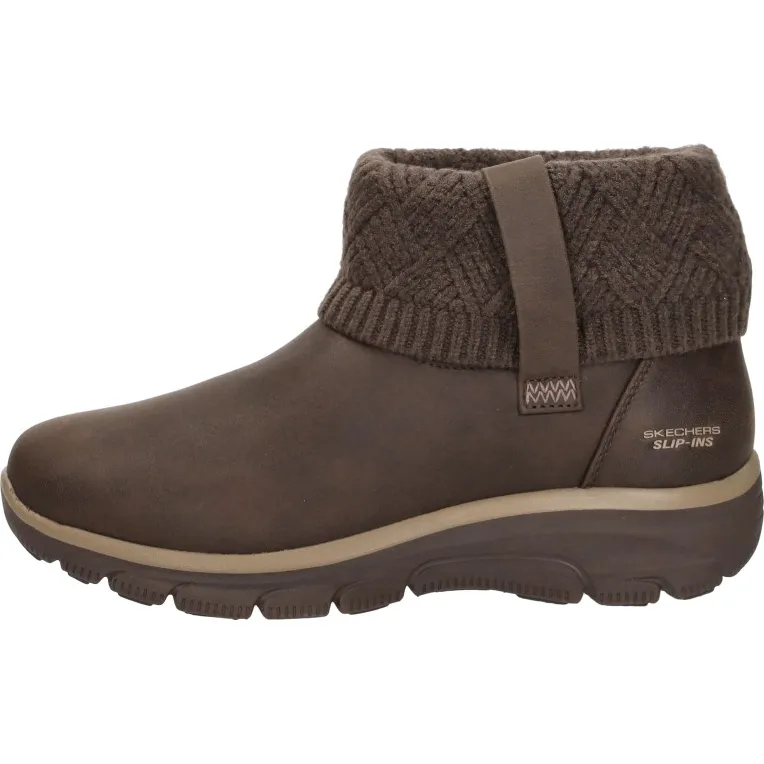 Skechers Slip-ins Easy Going enkellaarsjes bruin, foto 3