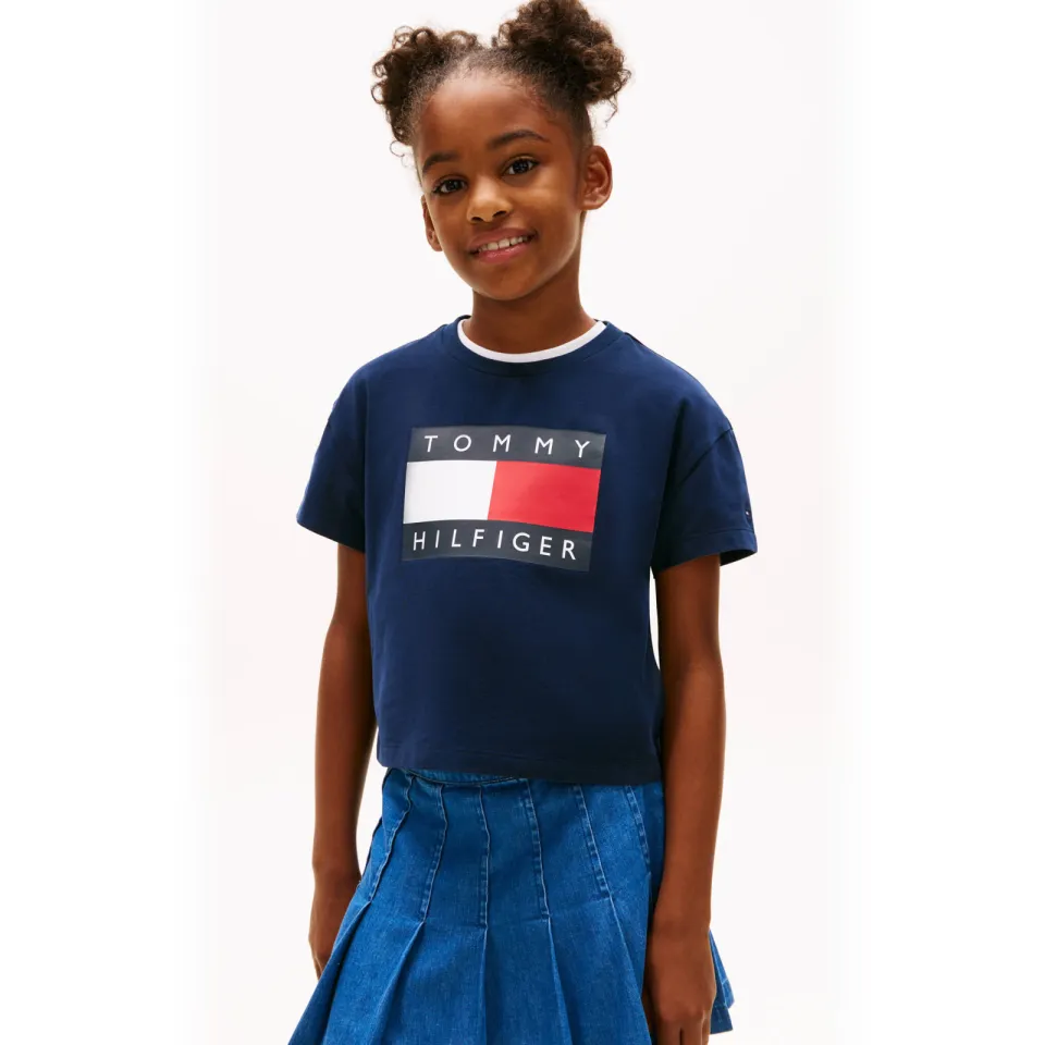 Tommy Hilfiger T-shirt donkerblauw, foto 3