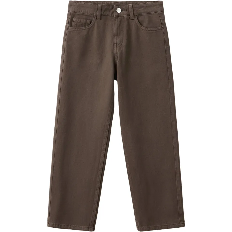 Mango Kids straight leg jeans - bruin, foto 2