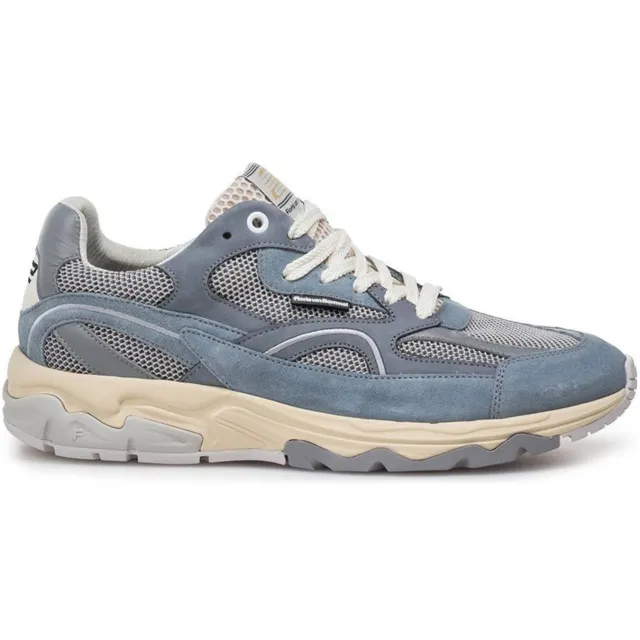 Floris Van Bommel De Rezer 01.22 suède sneakers lichtblauw blauw