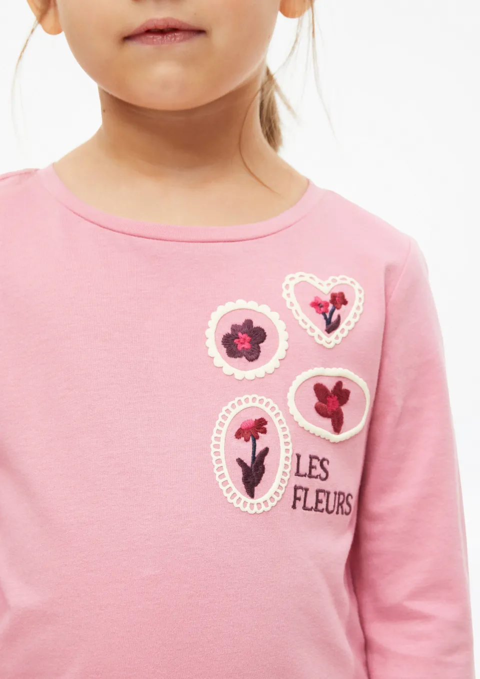 S.Oliver longsleeve met borduursels roze, foto 6