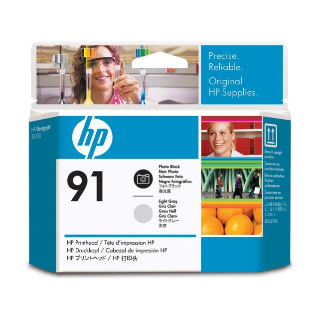 Hp 91 (C9463A) Inktcartridge Foto-zwart + licht-grijs