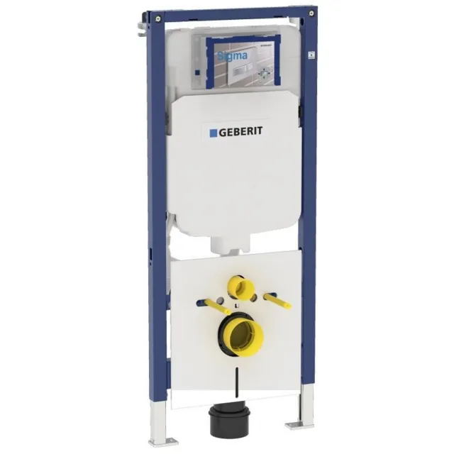 Geberit UP720 Inbouwreservoir | Duofix | Ruimtewinnend | Frontbediening | 8cm diep wit chroom