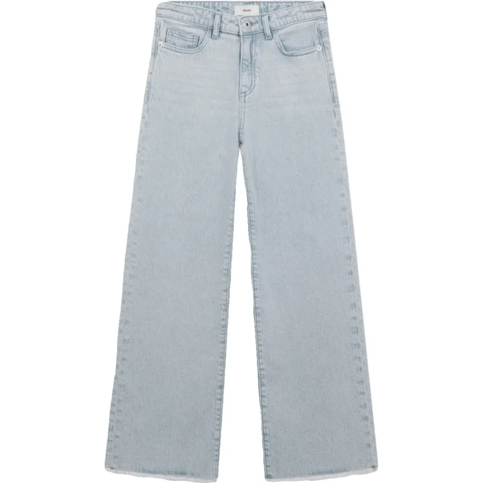 Shoeby wide leg high waist wide leg jeans light blue denim, foto 2