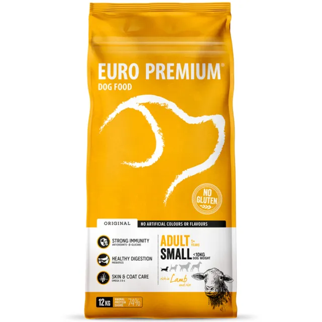 Euro Premium Adult Small lam en rijst hondenvoer, foto 2