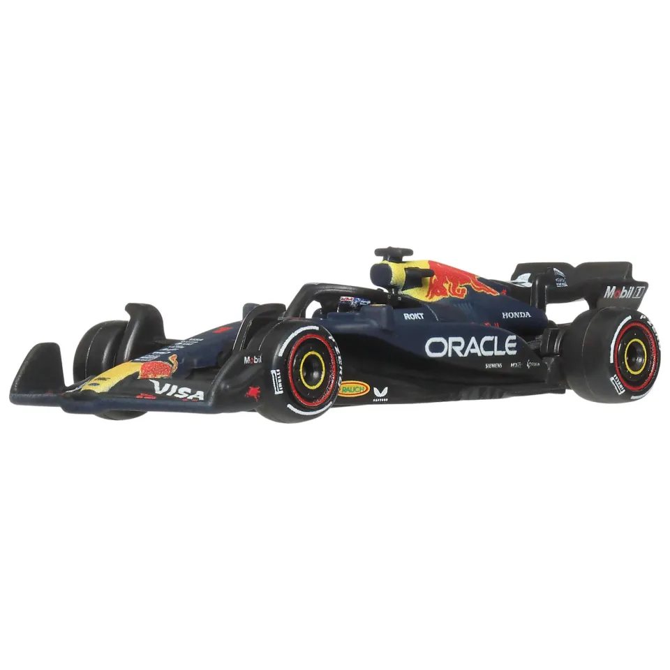 Hot Wheels Formule 1 raceauto donkerblauw, foto 4