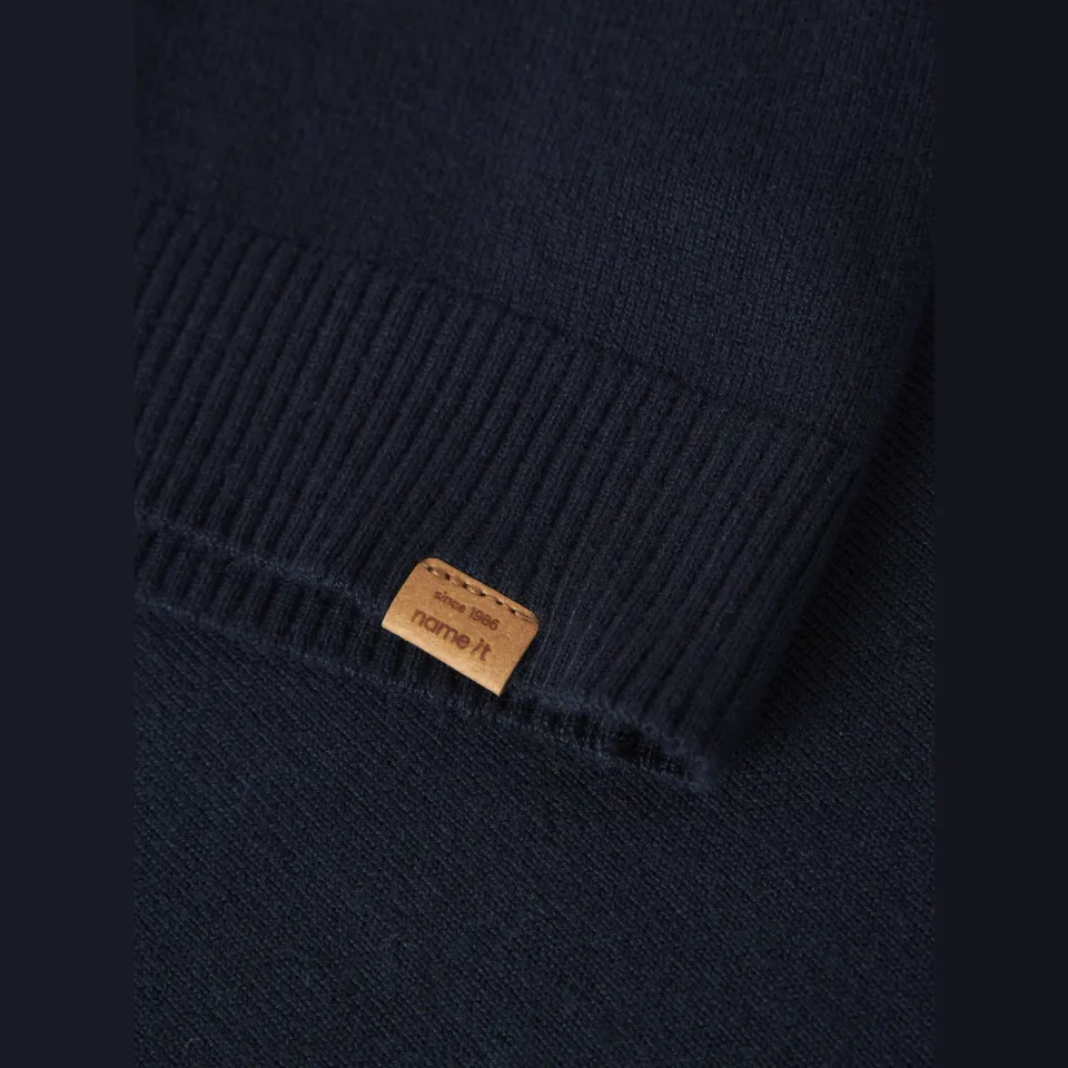 NAME IT MINI gebreide trui - donkerblauw, foto 2