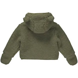 Dirkje teddy jas groen, foto 3