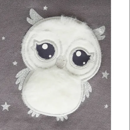 GUPPY BABY sweater met ruches en print - grijs, foto 5